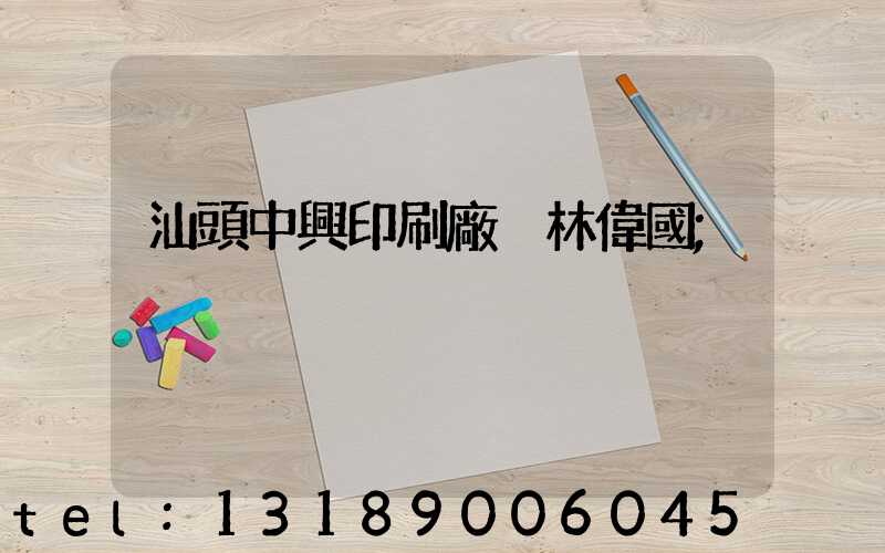 汕頭中興印刷廠 林偉國